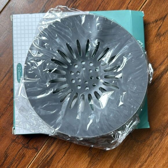NWT (2) Strain Guardians Durable Silicone Sink Drain Strainers, Clog Free - Picture 3 of 9